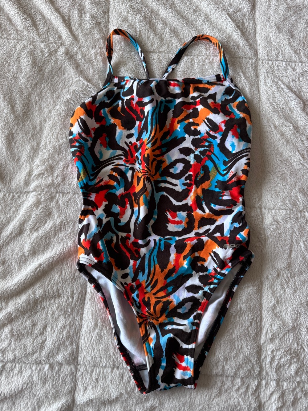 Like New Sporti HydroLast Tiger Mingle thin strap one-piece swimsuit Women’s 26